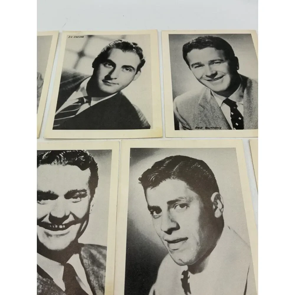 Vintage Arcade Card Lot – 11 Golden Age Comedy & TV Personalities